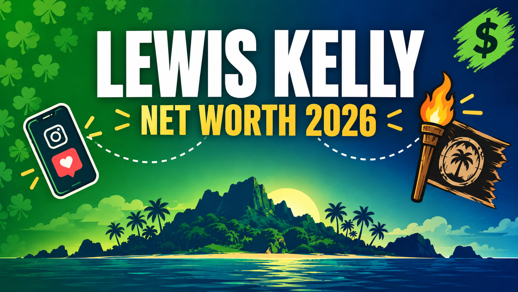 Lewis Kelly Survivor 51 net worth first Irish castaway TikTok